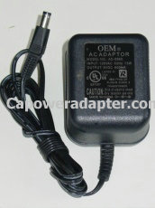 New AD-0980 AC Adapter 9V 800mA 0.8A AD0980