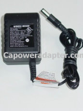 New Black amp; Decker UA090020 AC Adapter 90500905 9VAC 200mA 5148104-00