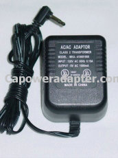 New MKA-410601000 AC Adapter with 1/8 inch Connector 6VAC 1A MKA410601000