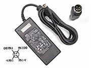 *Brand NEW* 24v 3.1A 74.4W AC Adapter Genuine CWT CAM075241 Round with 4 Pin POWER Supply