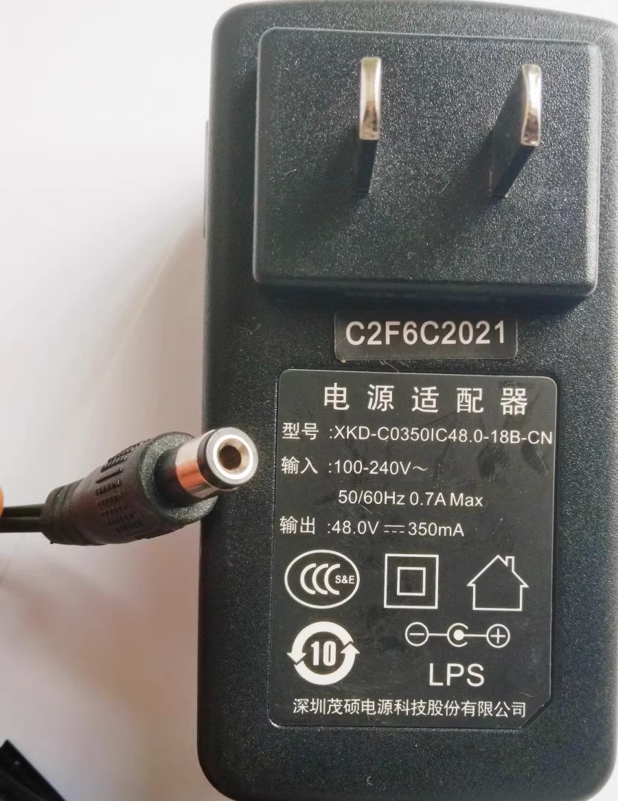 *Brand NEW*XKD-C0350IC48.0-18B-CN MOSO H3C WAP722H Mini A31 AP 48V 0.4A 48V 0.35A 350mA AC ADAPTER P