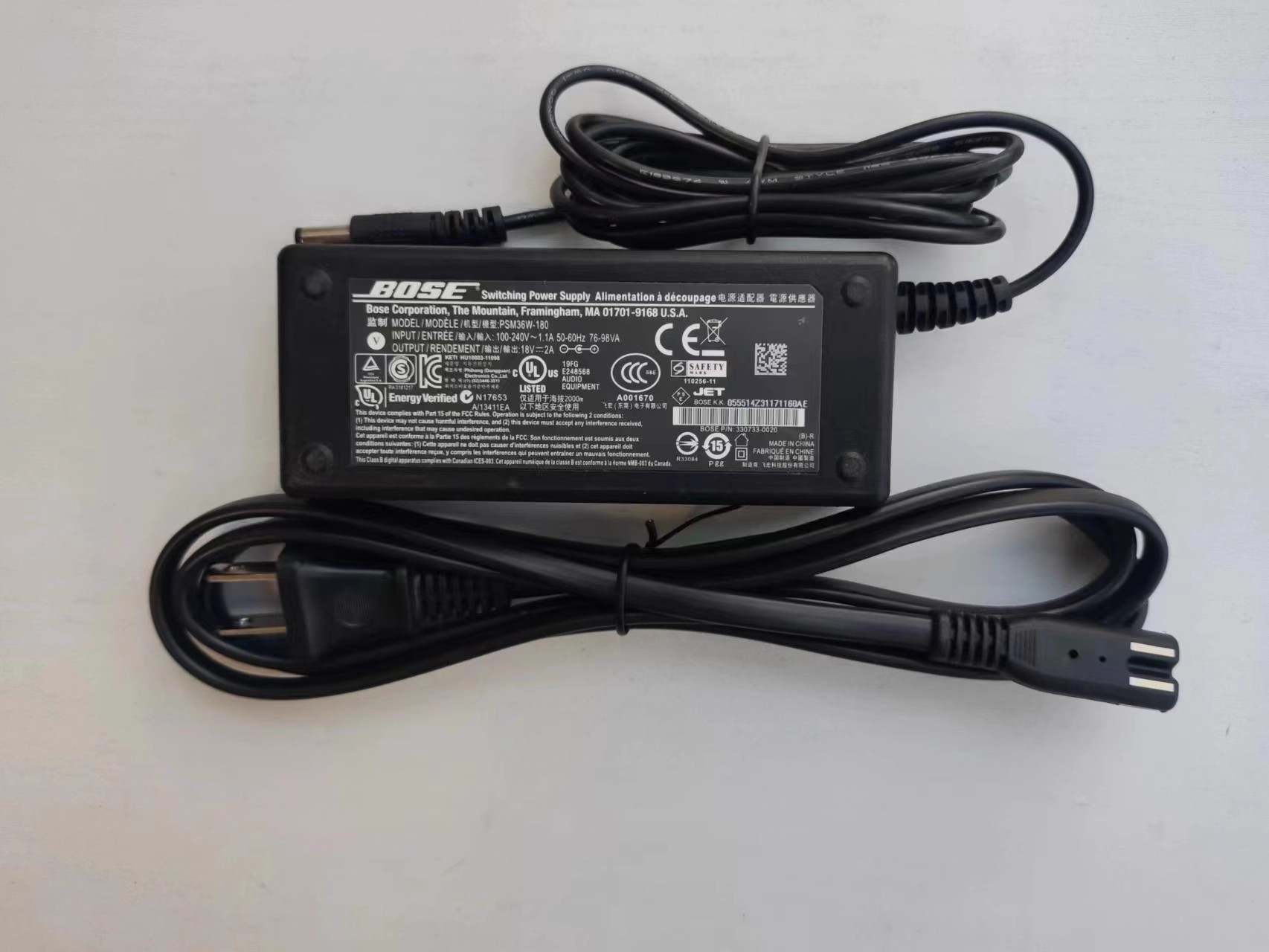 *Brand NEW*100-240V 50-60Hz 18V 2A AC/DC AC ADAPTER BOSE PSM36W-180 POWER Supply