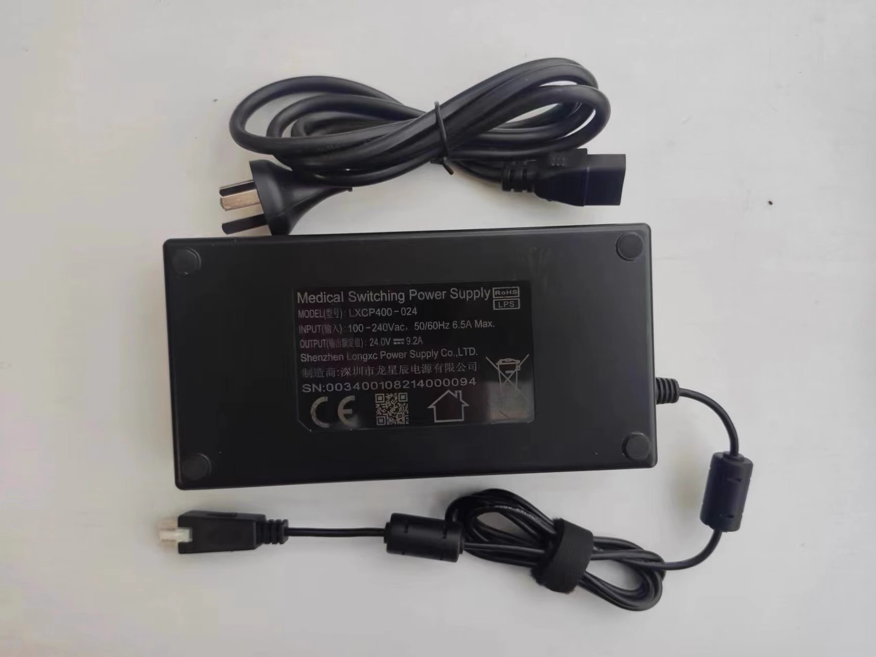 *Brand NEW*LXCP400-024 Medical 24.0V 9.2A AC/DC AC ADAPTER POWER Supply