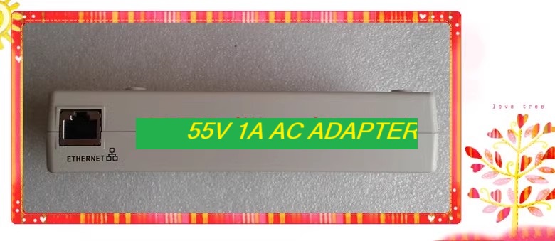 *Brand NEW*BreezeNE ACPS-101G Rev.C B14 POE DC IN 55V 1A AC ADAPTER Power Supply