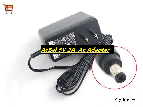 *Brand NEW* WA8078 ACBEL 5V 2A Laptop 10W ACBLE5V2A10W-5.5x2.5mm-US Ac Adapter POWER Supply