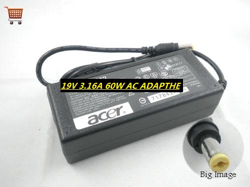 *Brand NEW* 91.49V28.002 ACER 19V 3.16A 60W LITEON-5.5x1.7mm AC ADAPTHE POWER Supply