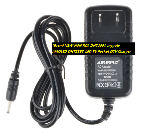 *Brand NEW*HSN RCA DHT235A mygotv AMOLED DHT235D LED TV Pocket DTV Charger AC Adapter