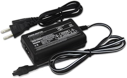 AC Adapter Compatible with Charger for Sony AC-L200 (Black A11) Connector Type Micro USB Type B Com