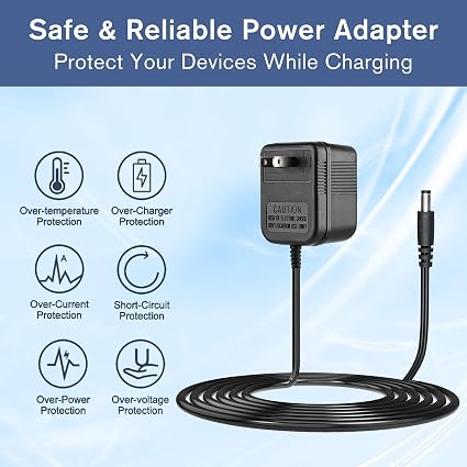 Massage Gun Power Adapter DC 24V or 25.2V Charger Compatible for Fitpulse, TOLOCO, Fusion, Kamu, Opo