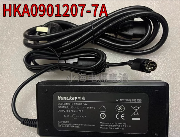 *Brand NEW*Huntkey HKA0901207-7A 12V 7A AC/DC Adapter Power Supply