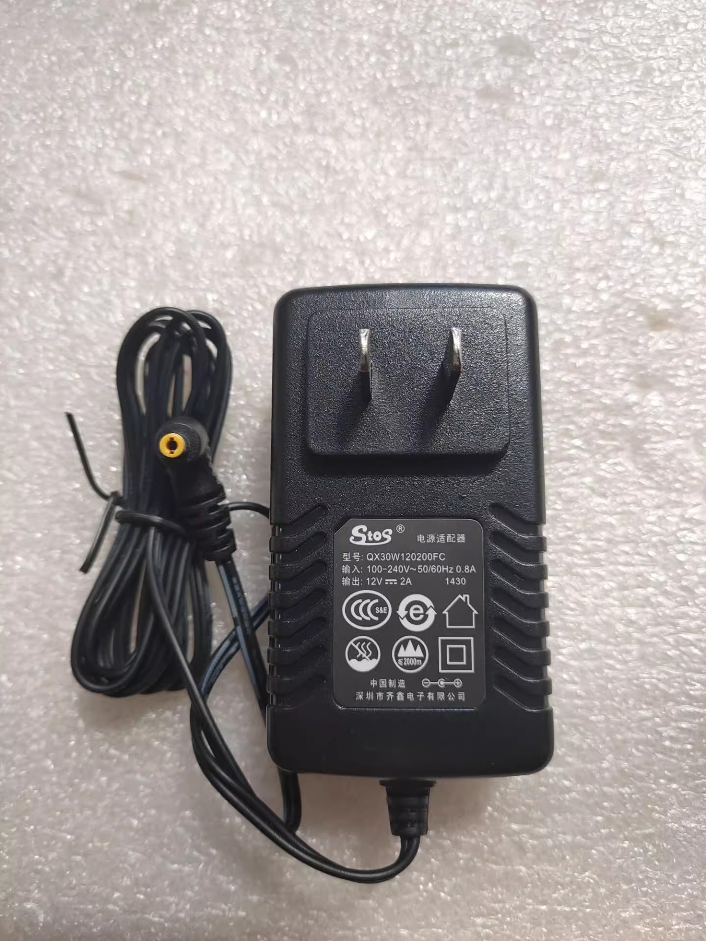 *Brand NEW* QX30W120200FC STOS 12V 2A AC DC ADAPTHE POWER Supply