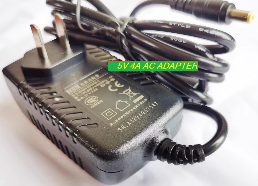 *Brand NEW*GM36-050400-5 GVE 5V 4A AC ADAPTER Power Supply