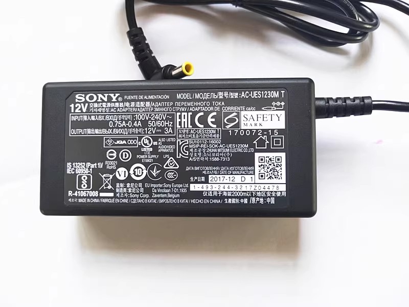 *Brand NEW* Sony AC-UES1230MT mcx-500 12V 3A AC DC ADAPTHE POWER Supply