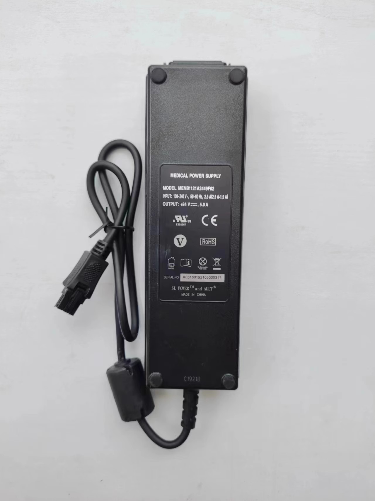 *Brand NEW*MEDICAL 24V 5.0A AC/DC AC ADAPTER MENB1121A2449F02 POWER Supply