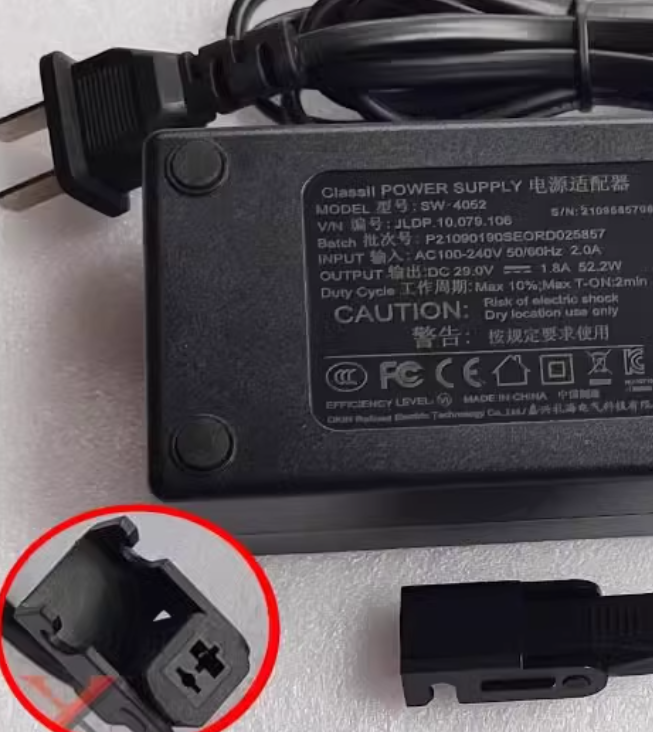 *Brand NEW*Original Classll SW-4052 JLDP.10.079.106 29V 1.8A 52.5W AC ADAPTER Power Supply