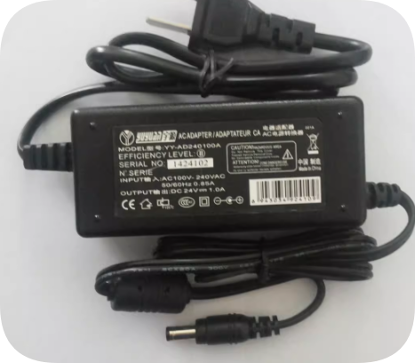 *Brand NEW*transformer DC24V1A DC two-wire YY-AD240100A Yuyuan 24V1A switching power adapter