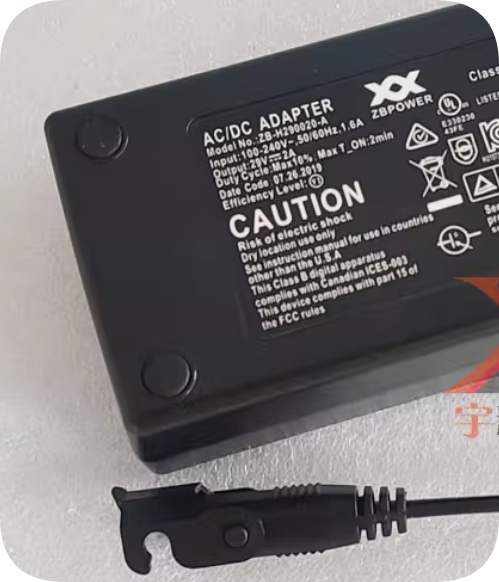 *Brand NEW*ZB-H290020-A Electric Sofa Table Bed and Cabinet Two-Prong Charging Cable Transformer 29V