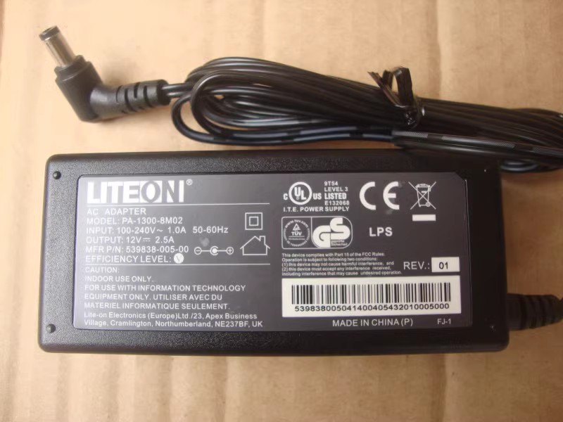 *Brand NEW* LIEON PA-1300-8M02 12V 2.5A AC ADAPTER Power Supply