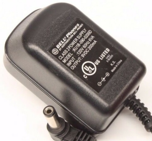 *Brand NEW* Bell KU1B-090-0200D Output 9V 200mA AC DC Power Supply Adapter Charger