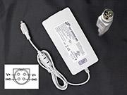 *Brand NEW*Genuine White FSP 54v 2.22A 120W AC Adapter FSP120-AWAN3-W Round with 4 Pins POWER Supply