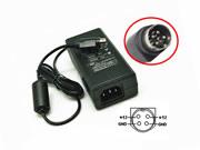 *Brand NEW*Genuine Soy SOY-1200500K1 12v 5A Ac Adapter For Monitor Round with 4 Pins Power Supply