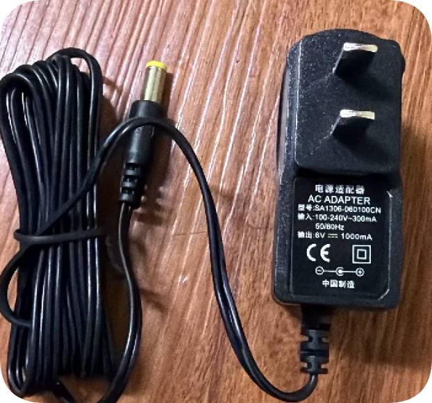 *Brand NEW* 6V 1000mA 6W AC Adapter SA1306-080100CN Power Supply Yellow Tip DC Barrel Plug Power Sup