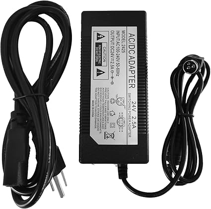 24V 3-Pin AC Adapter Replacement for Epson PS-150 PS-170 PS-180 PSA242 C32C825343 M159A M159B M235A