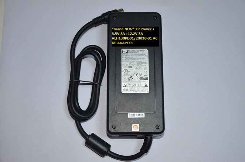 *Brand NEW* XP Power AEH130PD01/20030-01 +3.5V 8A +12.2V 3A AC DC ADAPTER