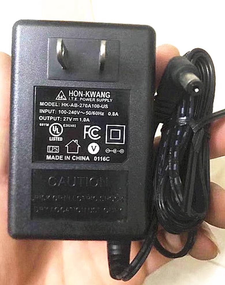 *Brand NEW*27V 1.0A AC ADAPTER HON-KWANG HK-AB-270A100-US Power Supply