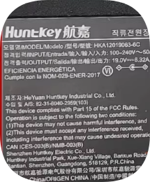 *Brand NEW*Original Huntkey 19V 6.32A 6A 5A 4.5A AC Adapter HKA12019063-6C Power Supply