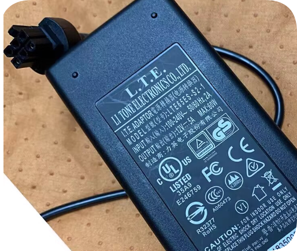 *Brand NEW*L.T.E. XILINX development board power adapter LTE60E-S2-1 charger cable 12V5A 6-hole