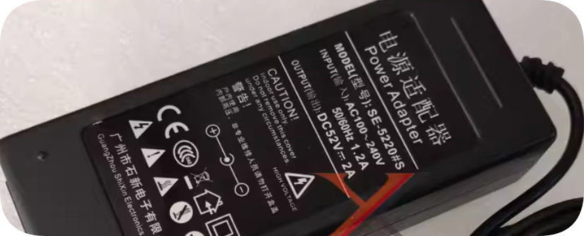 *Brand NEW*SE-5220#S Charging Cable DC-DC Transformer 52V 1.2A 62W Power Adapter