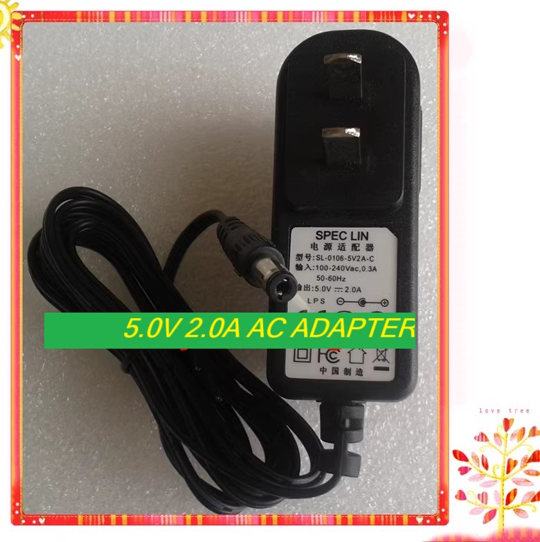 *Brand NEW*SL-0106-5V2A-C SPEC LIN 5.0V 2.0A AC ADAPTER Power Supply