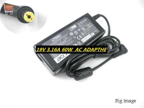 *Brand NEW* 91.49V28.002 ACER 19V 3.16A 60W ACER-5.5x1.7mm AC ADAPTHE POWER Supply